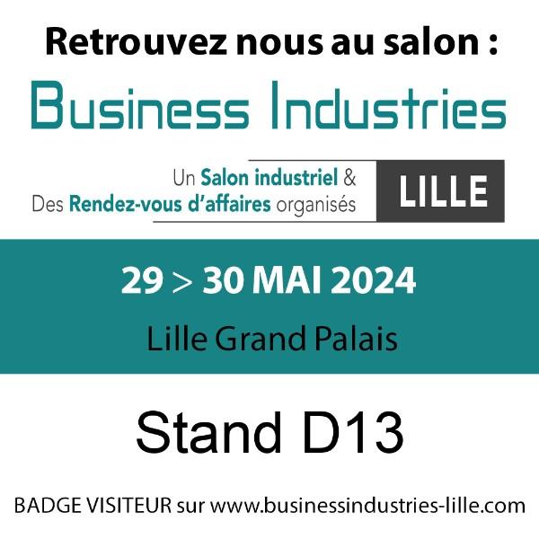 SDM SERA AU SALON BUSINESS INDUSTRIES DE LILLE LES 29 ET 30 MAI 2024